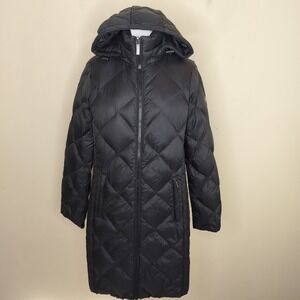 Michael Kors Down Puffer Coat Packable Hooded Zip Up